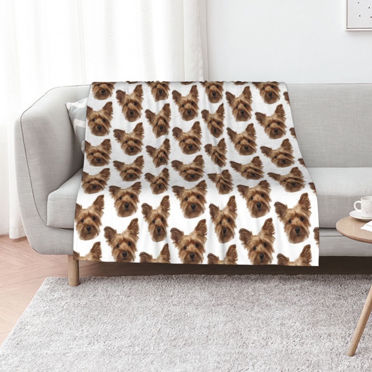 3D Printing Yorkshire - Yorkshire Terrier Throw Blanket Year Round