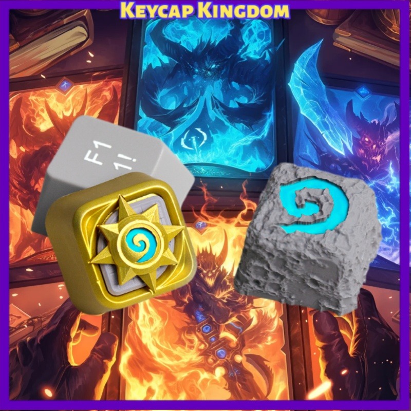 3D Printing Keycaps - Hearthstone WOW Personalized Keycaps 3D Printed