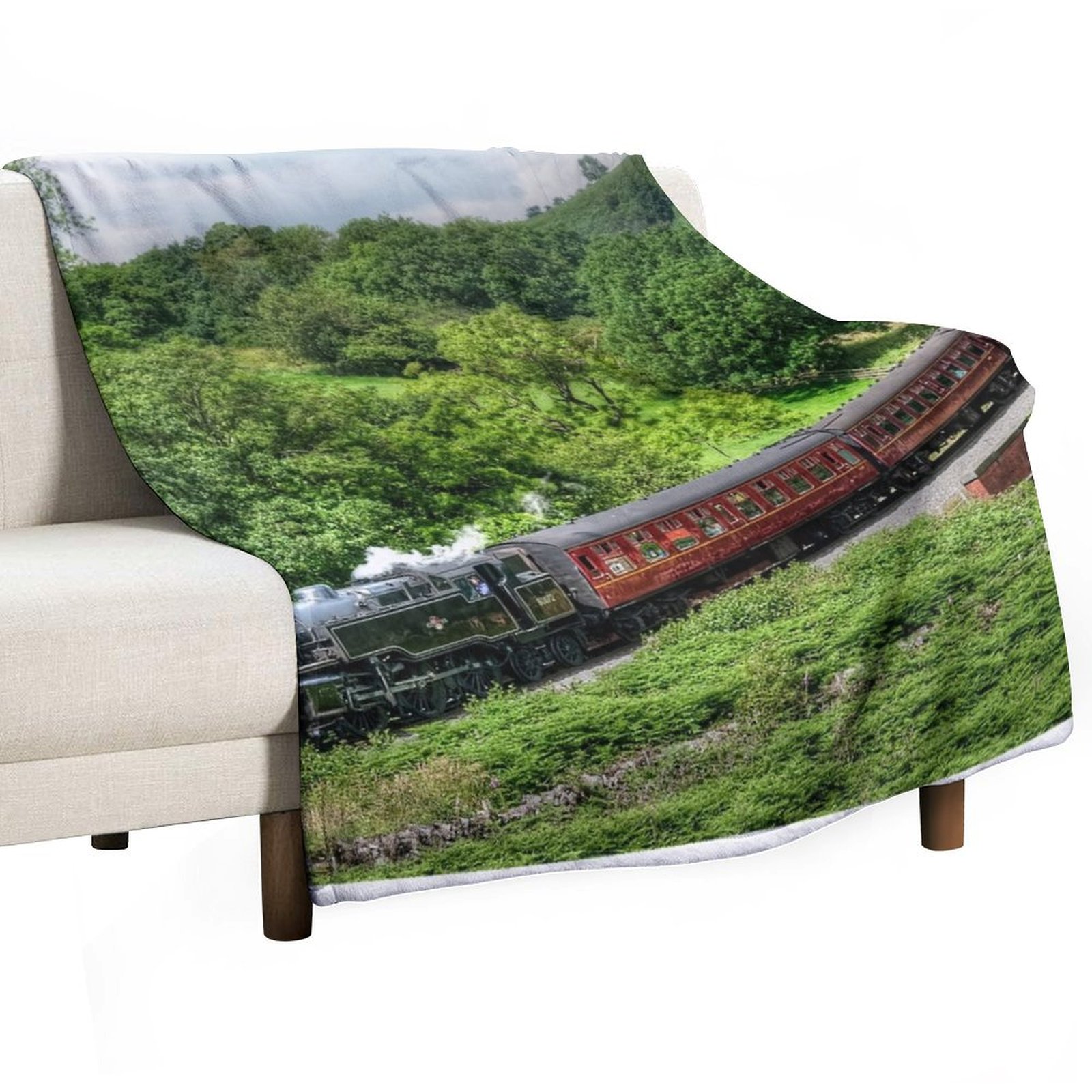 3D Printing Yorkshire - North Yorkshire Moors Railway Throw Blanket