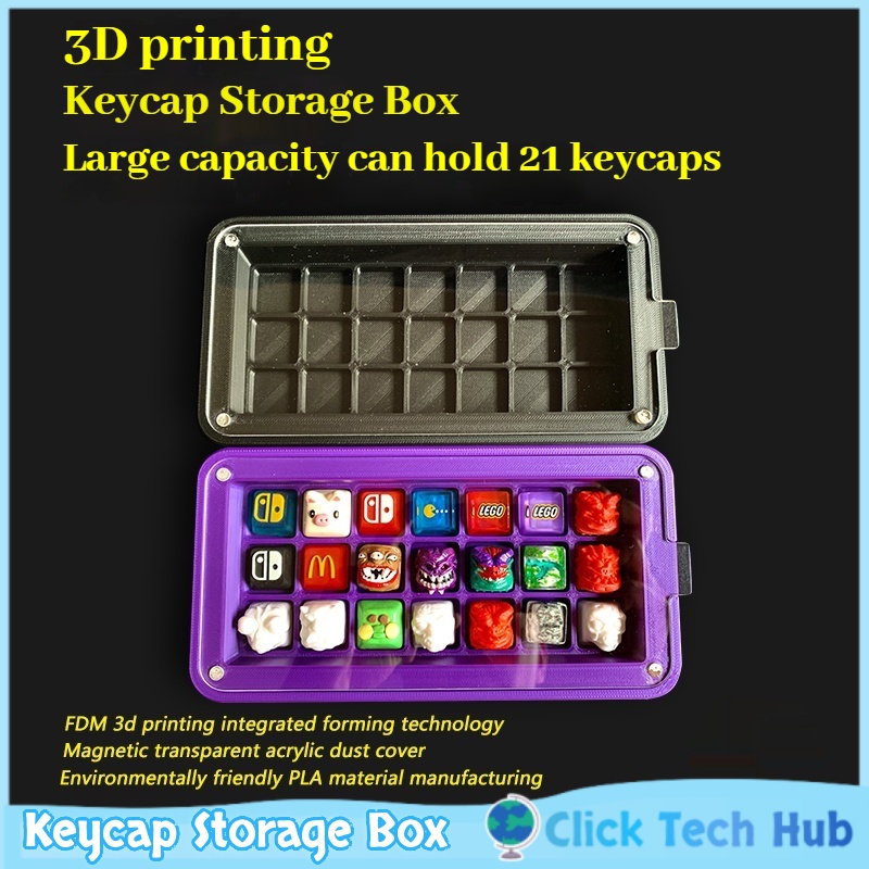 3D Printing Keycaps - 3d Printed Keycap Storage Box Keycap
