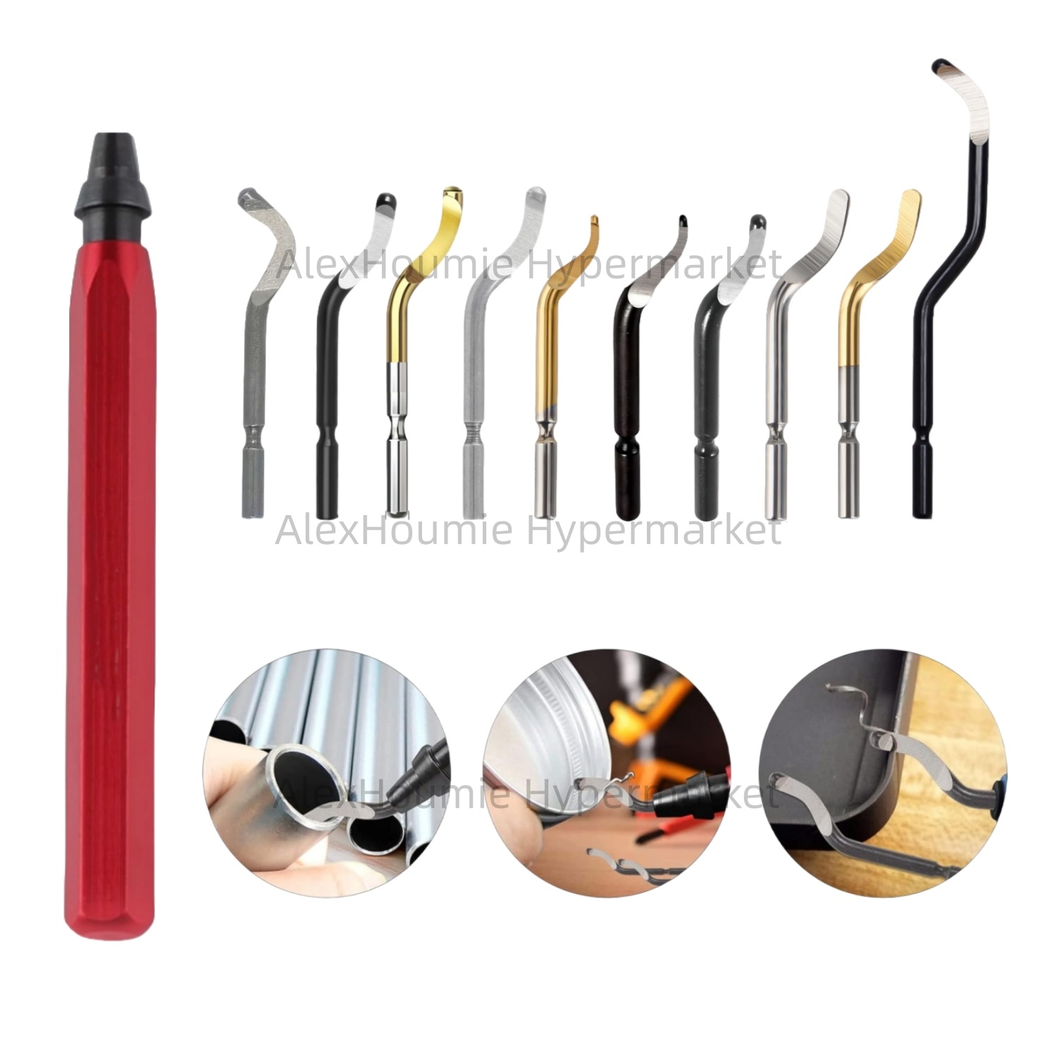 3D Printing Stainless Steel - RB1000 Hand Metal Deburring Tool Red