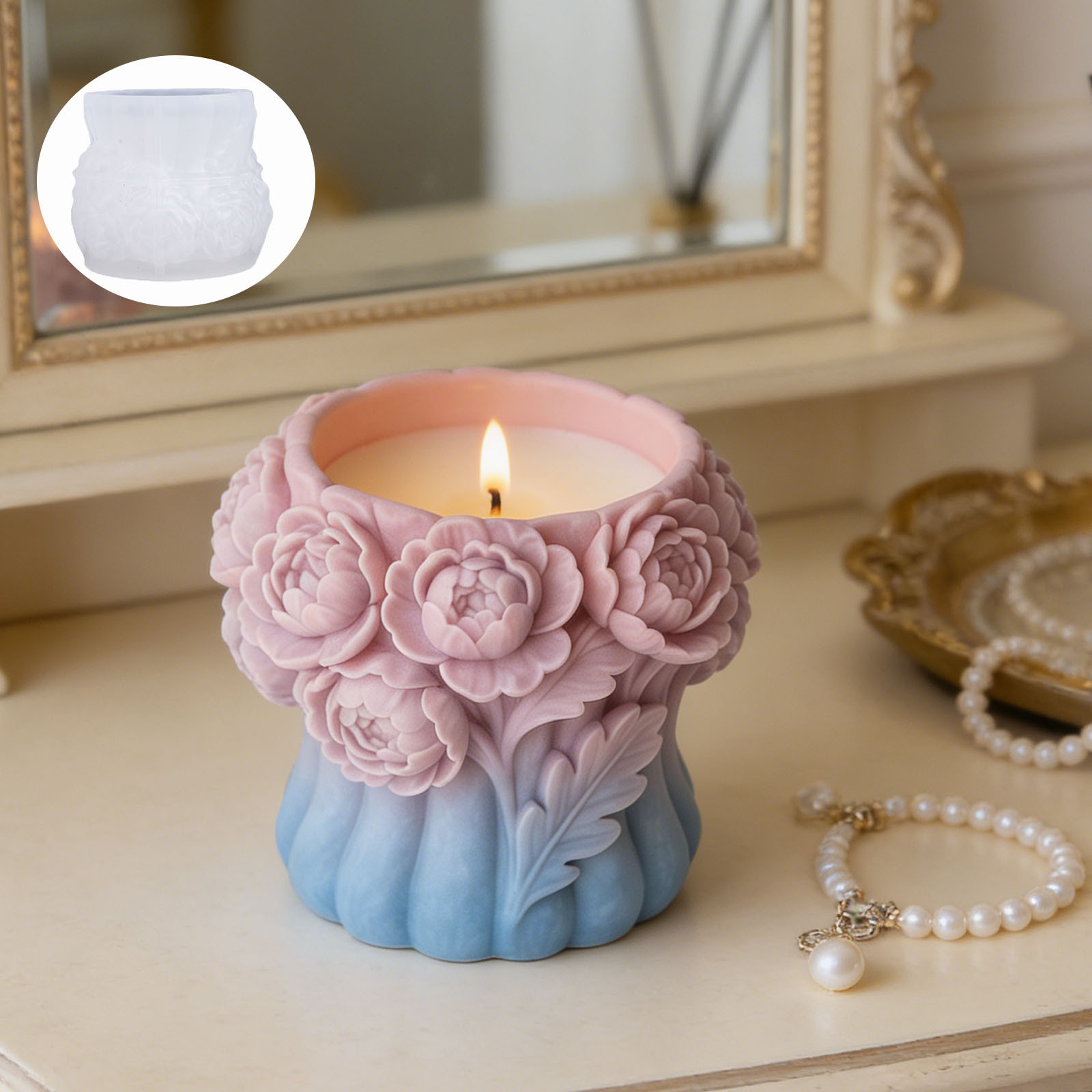 3D Flower Vase Silicone Mold L - đánh giá và giá 3D Printing Vase