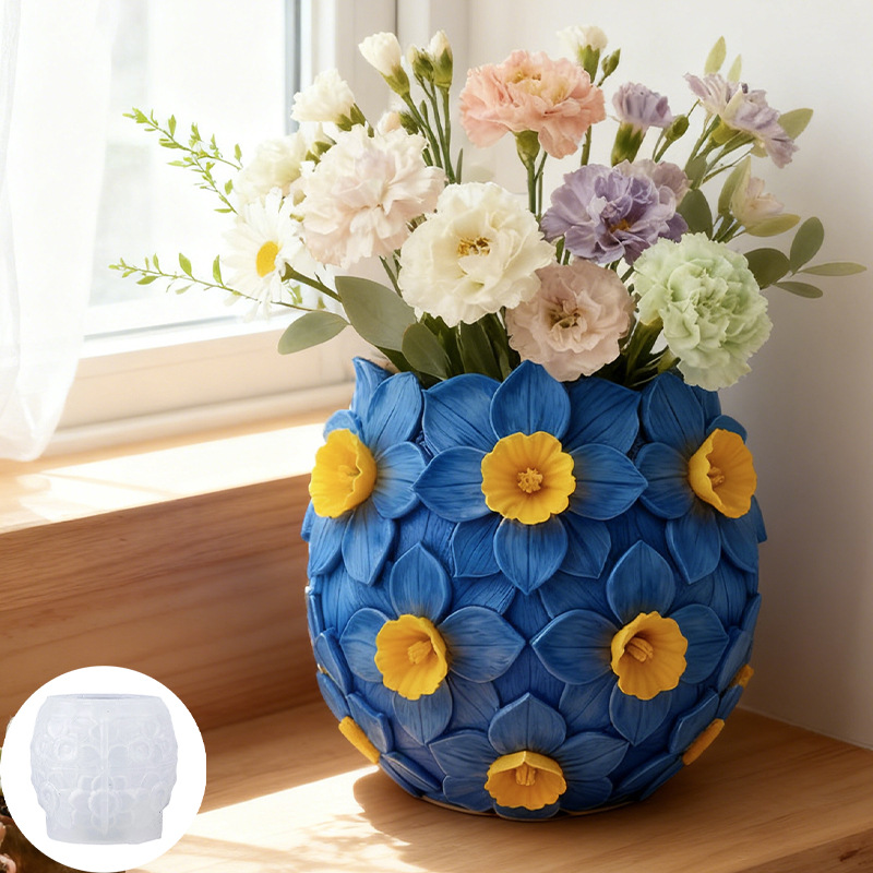 3D Flower Vase Silicone Mold L - đánh giá và giá 3D Printing Vase