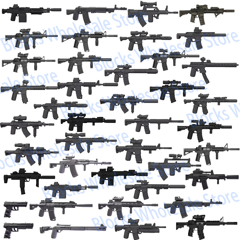 MOC Military Figure Equipment  - đánh giá và giá 3D Printing Lego Bricks