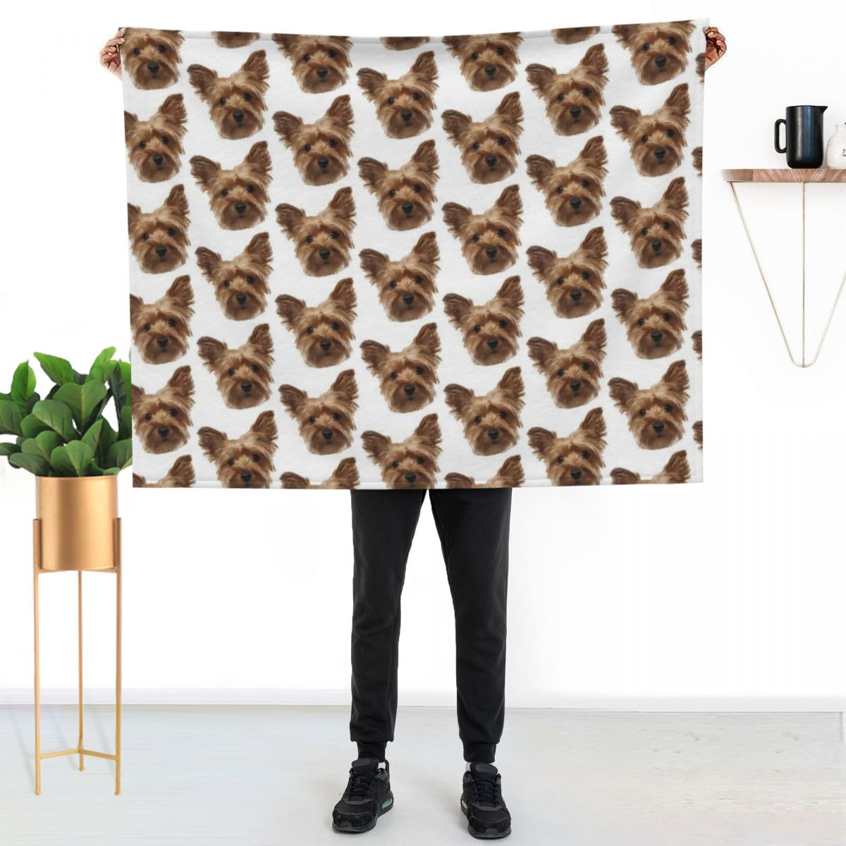 Yorkshire Terrier Throw Blanke - đánh giá và giá 3D Printing Yorkshire