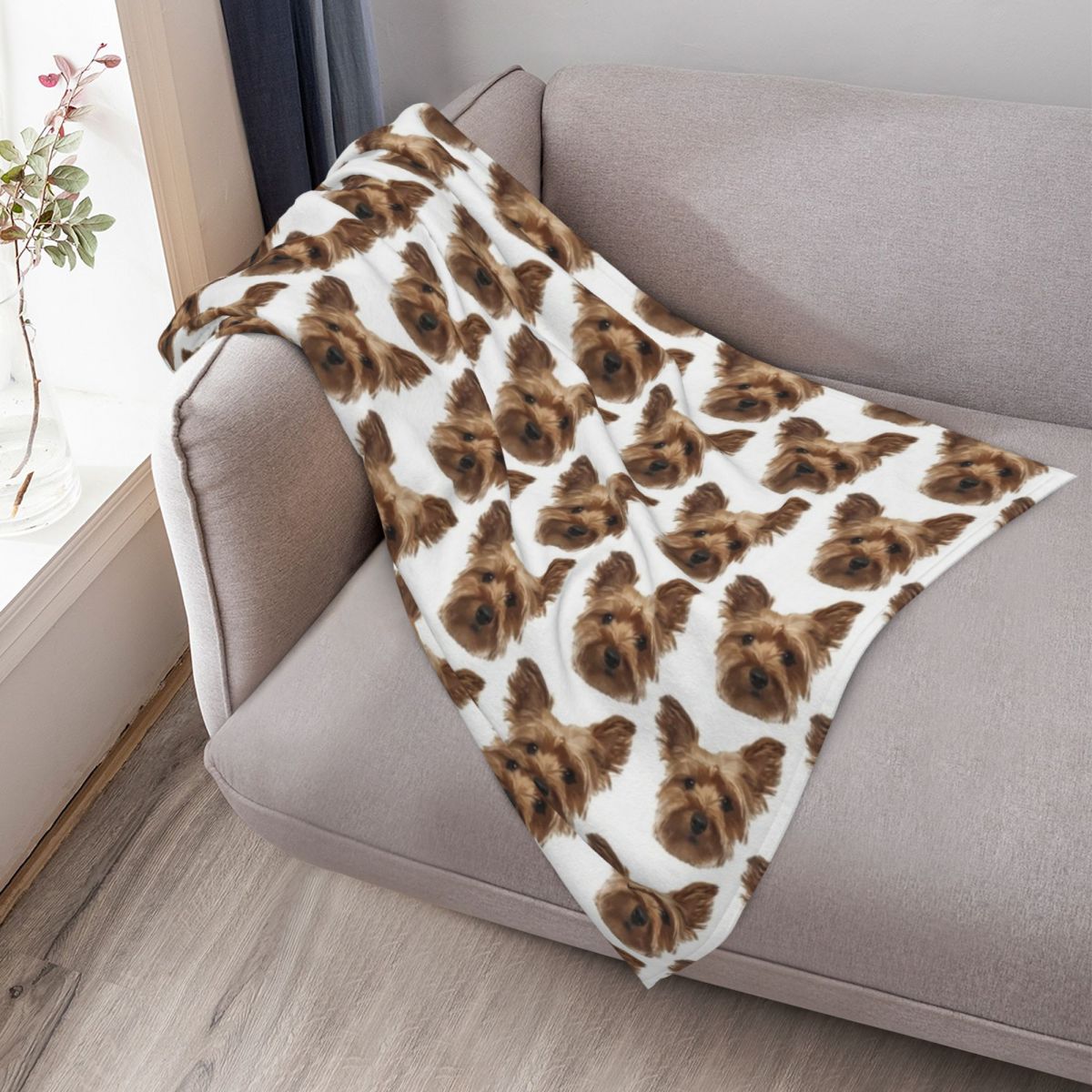 Yorkshire Terrier Throw Blanke - đánh giá và giá 3D Printing Yorkshire