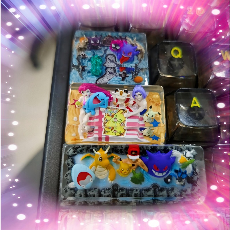 Pokemon Anime Keycaps 1U 1.25U - đánh giá và giá 3D Printing Keycaps