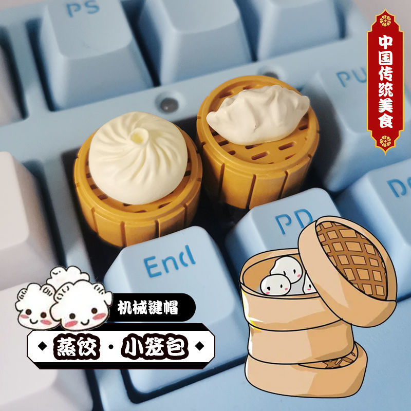 Personalized Steamed Buns Dump - đánh giá và giá 3D Printing Keycaps