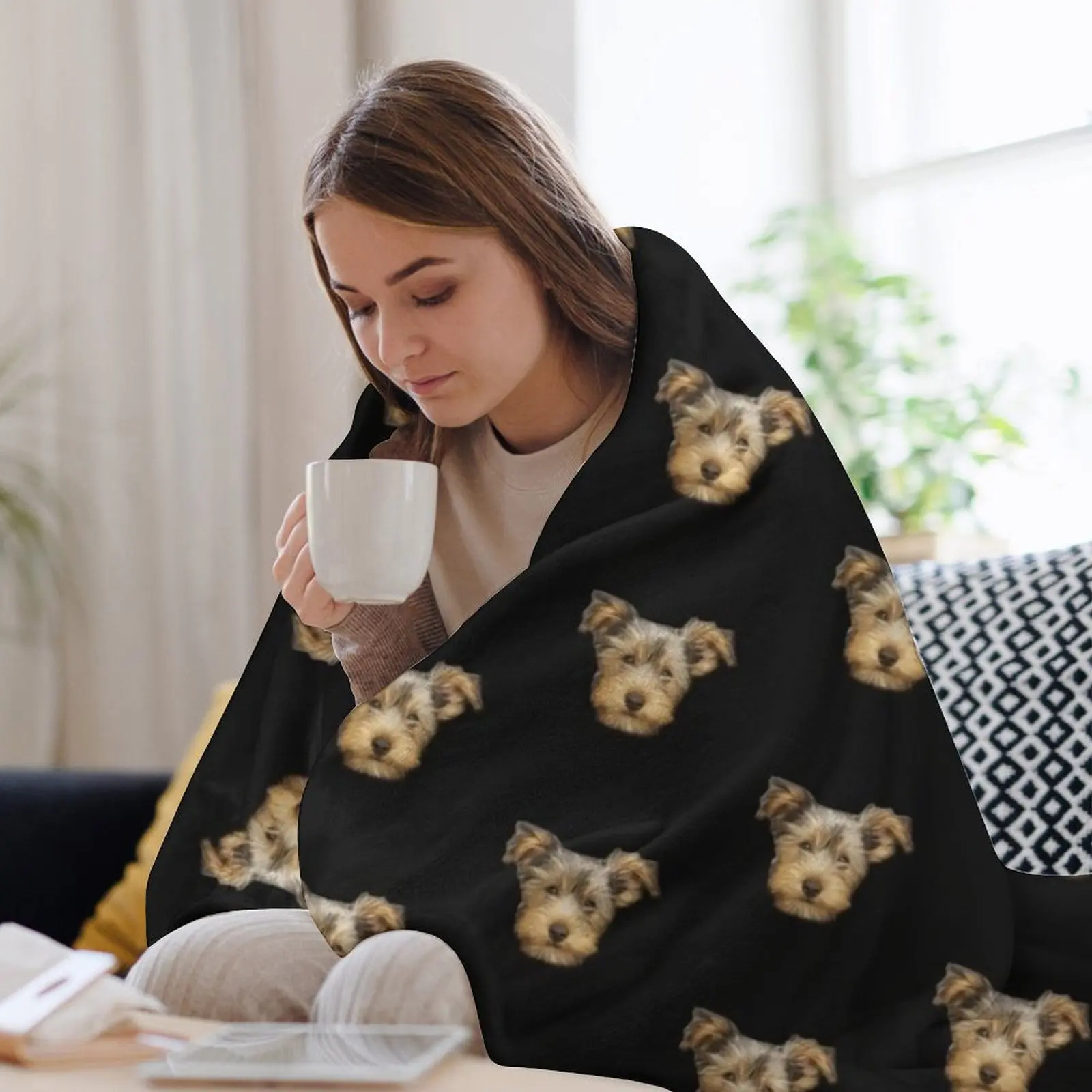yorkshire terrier Throw Blanke - đánh giá và giá 3D Printing Yorkshire