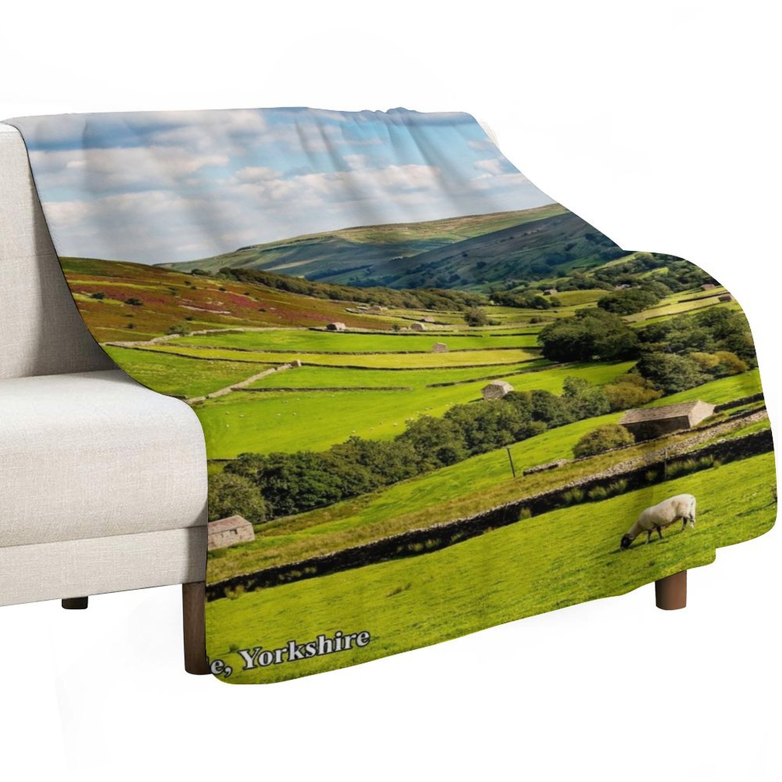 Yorkshire Dales Throw Blanket  - đánh giá và giá 3D Printing Yorkshire