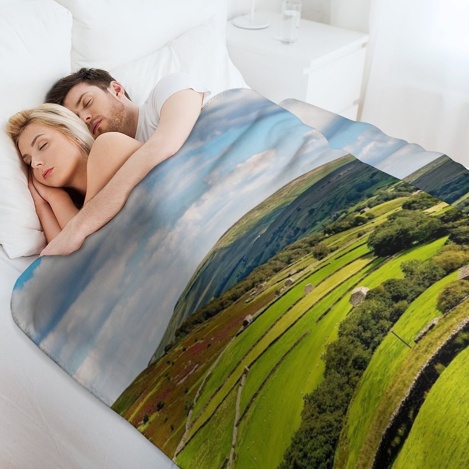 Yorkshire Dales Throw Blanket  - đánh giá và giá 3D Printing Yorkshire