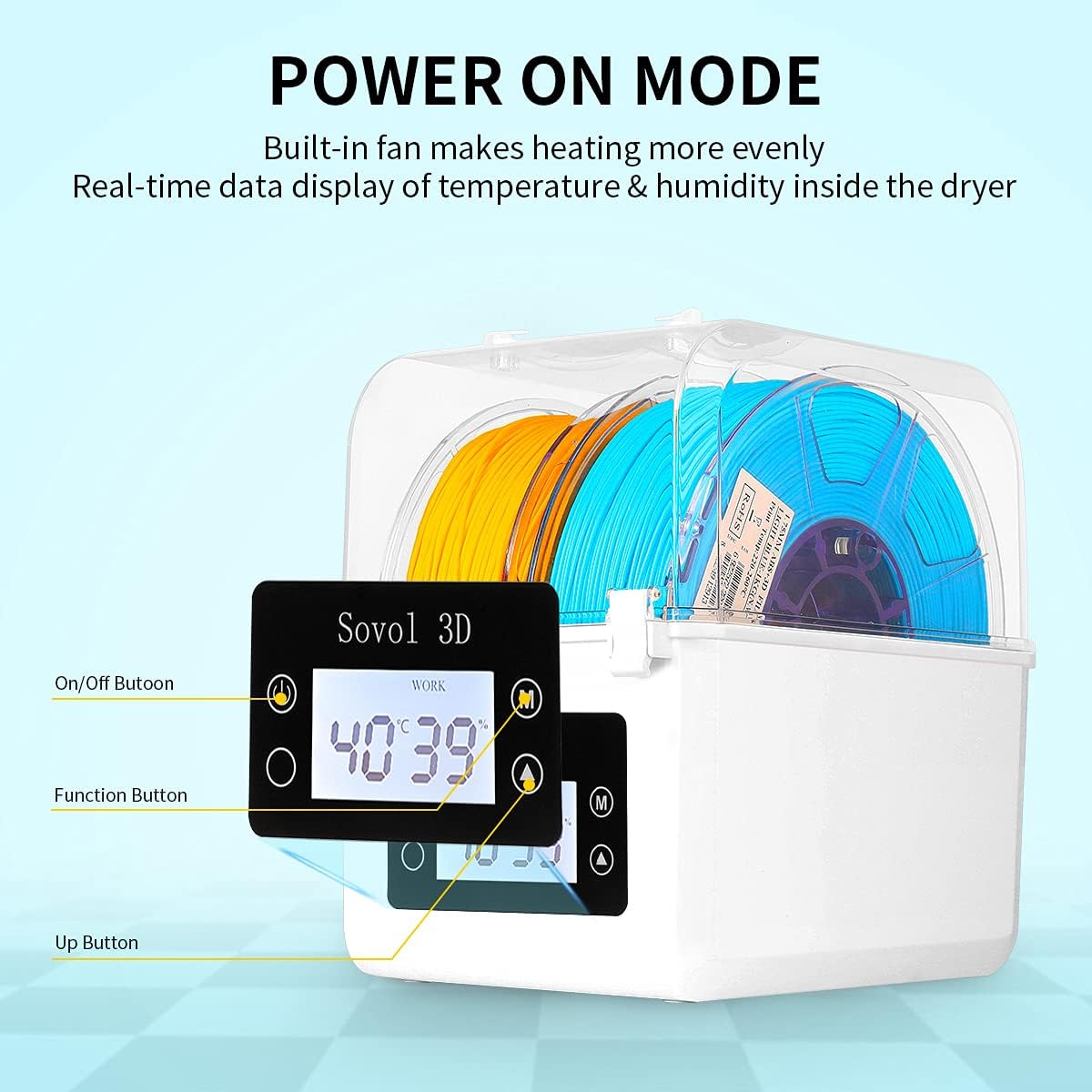 Sovol Filament Dryer 2023, SH0 - đánh giá và giá 3D Printing Fff