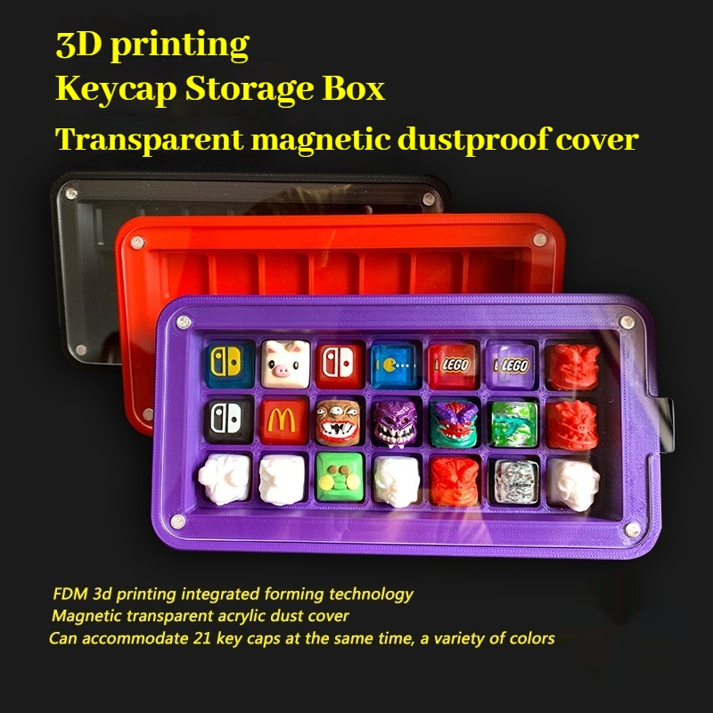 3d Printed Keycap Storage Box  - đánh giá và giá 3D Printing Keycaps