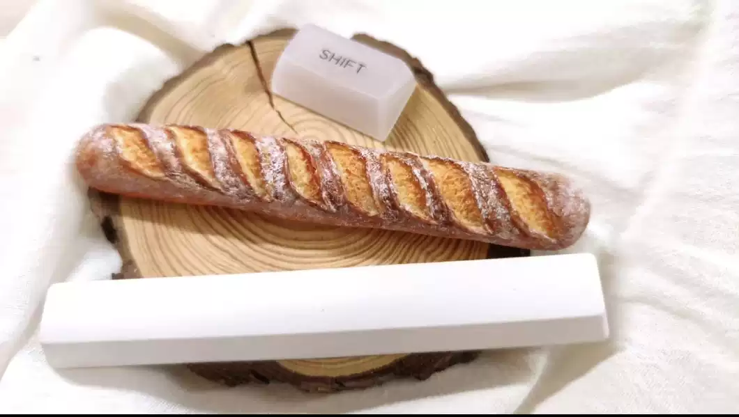 Baguette Food Artisan Spacebar - đánh giá và giá 3D Printing Keycaps