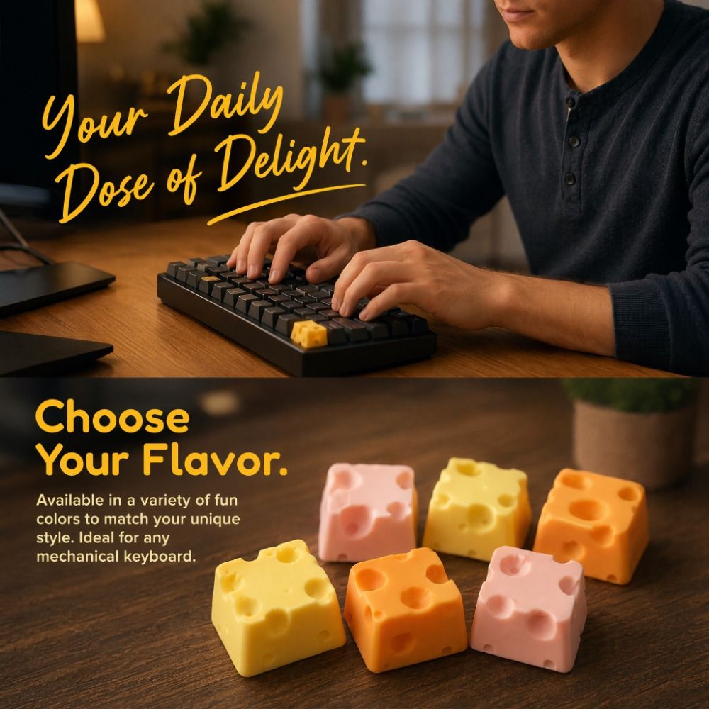 4pcs 3D Printing Chesse Cake K - đánh giá và giá 3D Printing Keycaps